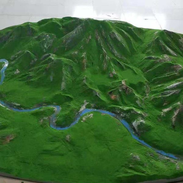 怎样按实际宁夏地形雕刻制作