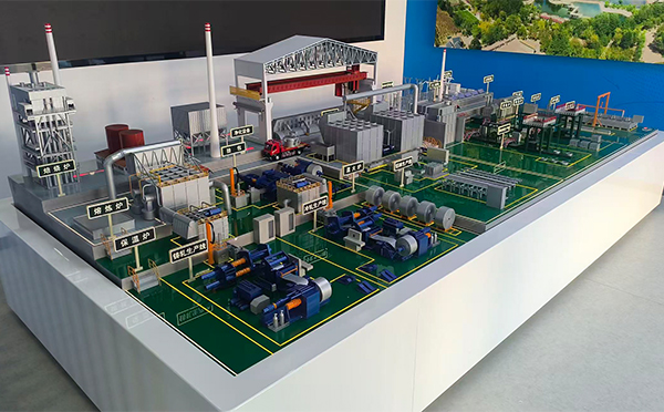 酒钢集团东铝厂-铝材生产线宁夏机械模型